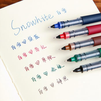 Комплект ретро цветни гел химикалки 0,5 мм, химикалки с бързосъхнещо мастило, ролкови химикалки за писане, рисуване в дневник Office School A6231