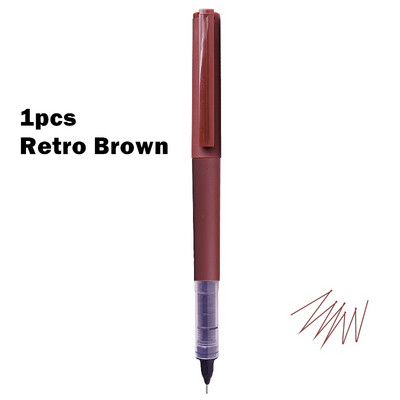 Retro spalvos gelio rašiklio rinkinys 0,5 mm rutuliniai greitai džiūstantys rutuliniai rašikliai, skirti piešti žurnalą Biuro mokykla A6231