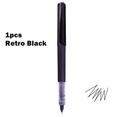 Retro spalvos gelio rašiklio rinkinys 0,5 mm rutuliniai greitai džiūstantys rutuliniai rašikliai, skirti piešti žurnalą Biuro mokykla A6231