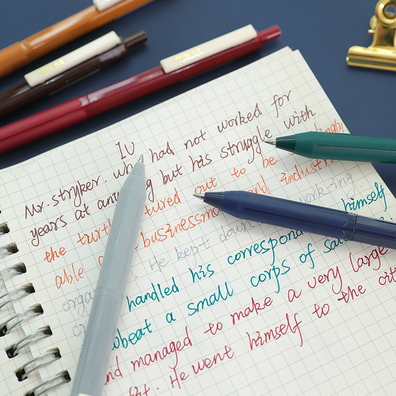 6 komada Nacionalne gel olovke u boji Set brzosušećih retro boja 0,5 mm Roler hemijska olovka Marker za pisanje Školski dnevnik A6603