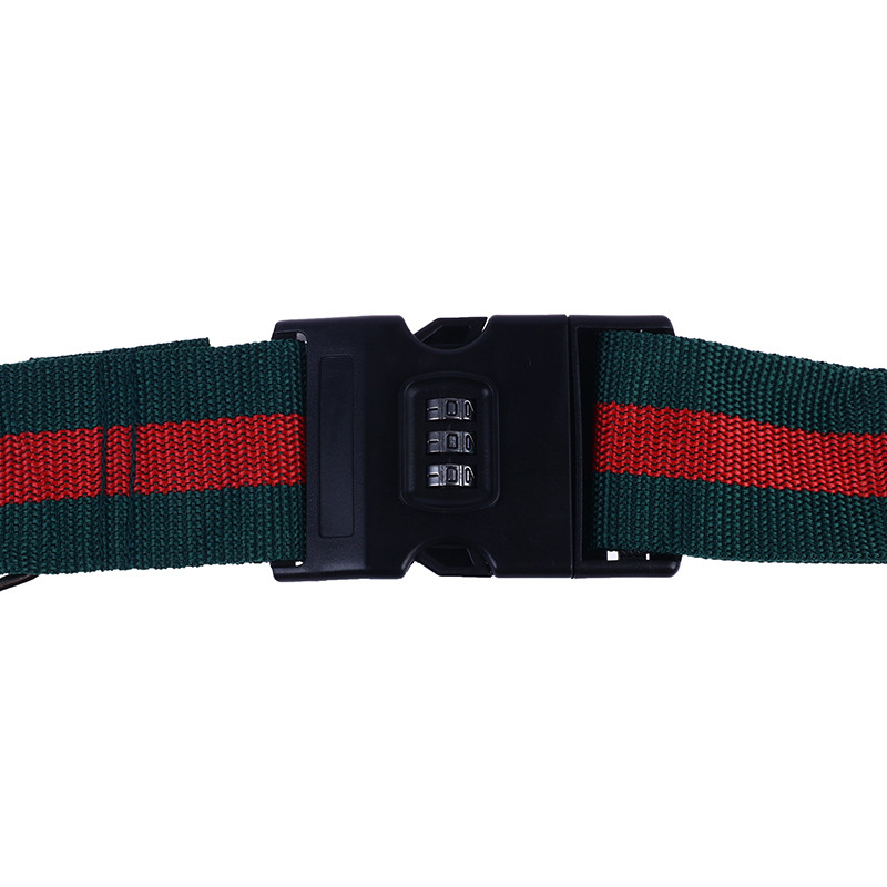 4,2 m nailonist 3-kohaline paroolilukuga pagasirihm ristvöö pakend Reguleeritav reisikohver, pandlaga rihm pagasirihmad