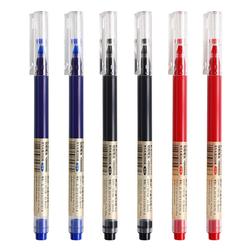 12 vnt. Jumbo gelio rašalo rašiklių rinkinys, labai skaidrus 0,5 mm rutulinis sklandus, skaidrus rašymas, skirtas biuro parašo mokykliniam egzaminui A7012