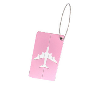 Csomagok és táskák Utazási kiegészítők 2019 Divat Aranyos Újdonság Gumi Funky Alumínium címkeszíjak Bőrönd Csomagcímke Drop Szállítás