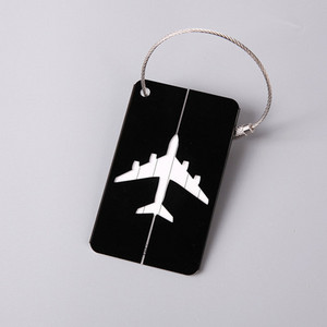 Csomagok és táskák Utazási kiegészítők 2019 Divat Aranyos Újdonság Gumi Funky Alumínium címkeszíjak Bőrönd Csomagcímke Drop Szállítás