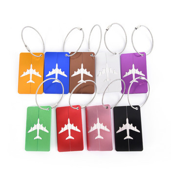 Багаж и чанти Аксесоари за пътуване 2019 Мода Сладки новости Гумени фънки алуминиеви ремъци за етикети Куфар Етикет за багаж Drop Shipping