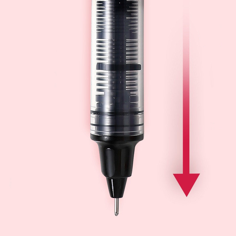 Set de 6 pixuri cu gel de desene animate cu rață drăguță, prieteni animale, fructe, 0,5 mm, cerneală, culoare neagră, birou, școală A6890