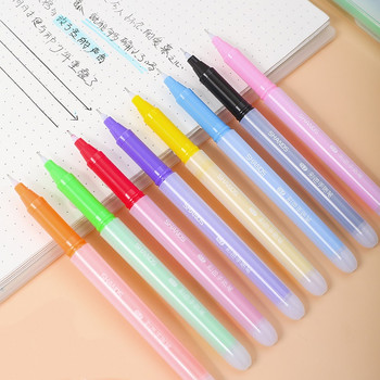 8 τμχ Σετ στυλό μελάνης ζελέ Color Gel 0,5 mm Μαρκαδόρος ζωγραφικής σχεδίασης μπαλκονιού για σημειωματάριο περιοδικού γραφείου γραφείου A6096