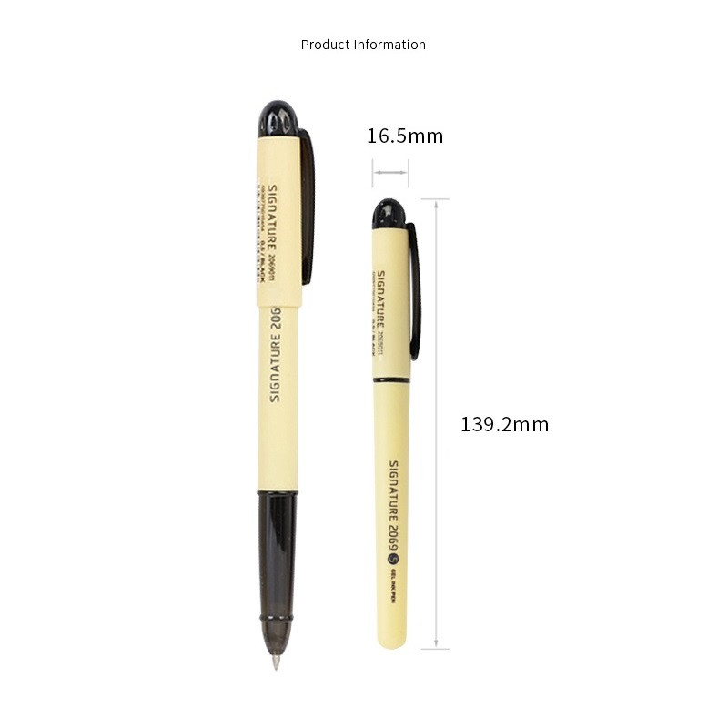 1 vnt Signature gelio rašalo rašiklio rinkinys 0,5 mm rutulinis juodas raudonas mėlynas rašymo biuro verslo mokyklos reikmenims A6850