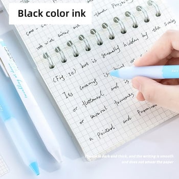 2 τμχ Euphoria Gel στυλό Σετ Fresh Sea Blue Design 0,5mm Ballpoint Μαύρο Χρώμα για Γράψιμο A7487