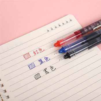 10 τεμ/σετ Exam Signature Gel Pen 0,5mm Μαύρο Μπλε Μελάνι Σχολικό Γραφείο Student Straight Στυλό Γράφοντας Γραφική Σχολή