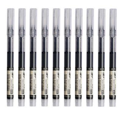 10 tk/komplekt eksamisignatuur geelpliiats 0,5 mm must sinine tindiga koolikontor Õpilaste pastapliiatsid, kirjatarbed kooli