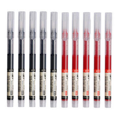 10 tk/komplekt eksamisignatuur geelpliiats 0,5 mm must sinine tindiga koolikontor Õpilaste pastapliiatsid, kirjatarbed kooli