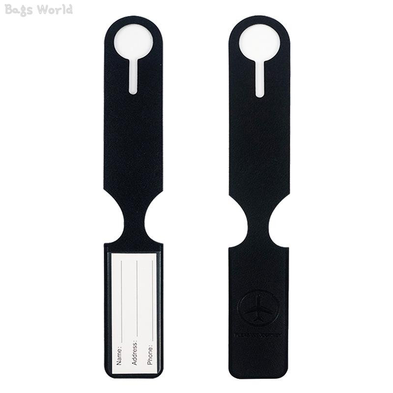1x PU ādas bagāžas etiķete Pārnēsājama čemodāna identifikators Etiķete Bagāžas iekāpšanas soma Tag Nosaukums ID Adrese Turētājs Ceļojumu piederumi