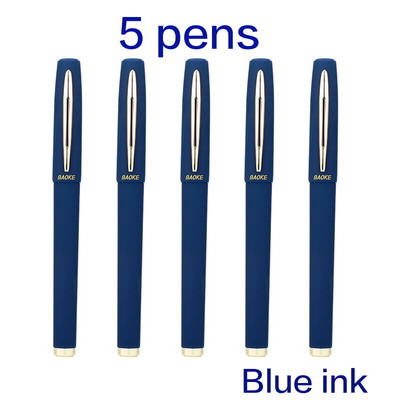 12 vnt didelės talpos 1,0 mm parašo antibakterinis rašiklis, vanduo juodas anglis, paryškintas biuro viešasis neutralus verslo užpildas vandens pagrindu