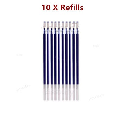 22 tk / komplekt geelpliiats must/sinine tint 0,38/0,5/0,7 mm täitmine vardad Geelpliiats koolikontori eksamitarbed Kirjatarbed pastapliiatsid