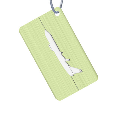 Ετικέτες δημιουργικών αποσκευών από κράμα αλουμινίου Βαλίτσα ταξιδιού αεροπλάνου Όνομα Διεύθυνση ID Ετικέτα Διεύθυνση Κάτοχος επιβίβασης Αξεσουάρ ταξιδιού