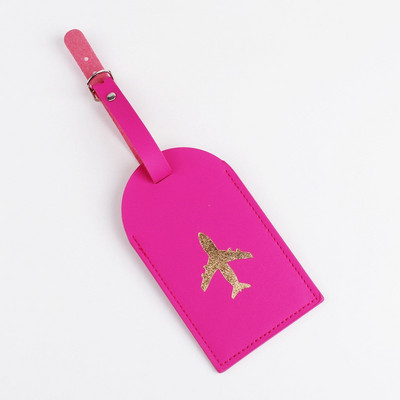 Ταξιδιωτικά αξεσουάρ Creative Aircraft PU Δερμάτινη Ετικέτα Αποσκευών Γυναικεία Ανδρικά Φορητή Ετικέτα Βαλίτσα ID Διεύθυνση Κάτοχος Αποσκευών Επιβίβαση