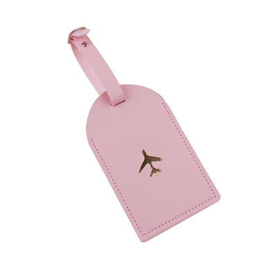 Ταξιδιωτικά αξεσουάρ Creative Aircraft PU Δερμάτινη Ετικέτα Αποσκευών Γυναικεία Ανδρικά Φορητή Ετικέτα Βαλίτσα ID Διεύθυνση Κάτοχος Αποσκευών Επιβίβαση