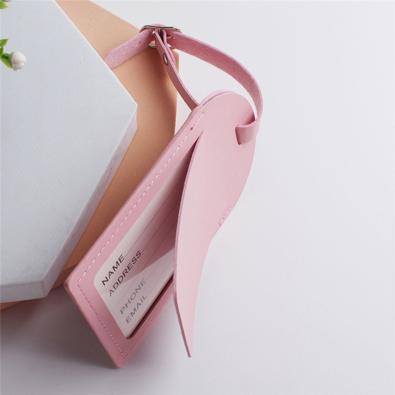 Ταξιδιωτικά αξεσουάρ Creative Aircraft PU Δερμάτινη Ετικέτα Αποσκευών Γυναικεία Ανδρικά Φορητή Ετικέτα Βαλίτσα ID Διεύθυνση Κάτοχος Αποσκευών Επιβίβαση