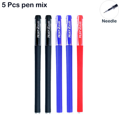 Gél toll szett, sima írás, semleges toll, cserélhető, utántölthető golyós- és tűhegy Iskolai és irodai kellékek golyóstoll írószerek