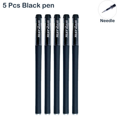 Gél toll szett, sima írás, semleges toll, cserélhető, utántölthető golyós- és tűhegy Iskolai és irodai kellékek golyóstoll írószerek