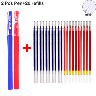 Gél toll szett, sima írás, semleges toll, cserélhető, utántölthető golyós- és tűhegy Iskolai és irodai kellékek golyóstoll írószerek