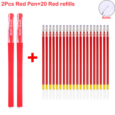 Gél toll szett, sima írás, semleges toll, cserélhető, utántölthető golyós- és tűhegy Iskolai és irodai kellékek golyóstoll írószerek