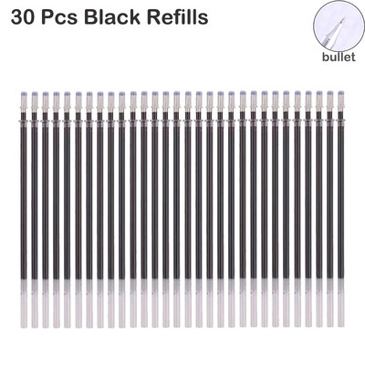 Gél toll szett, sima írás, semleges toll, cserélhető, utántölthető golyós- és tűhegy Iskolai és irodai kellékek golyóstoll írószerek