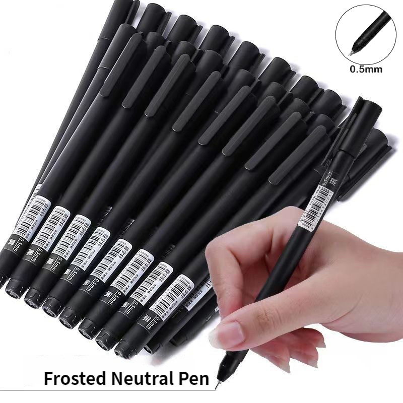 Gél toll szett, sima írás, semleges toll, cserélhető, utántölthető golyós- és tűhegy Iskolai és irodai kellékek golyóstoll írószerek