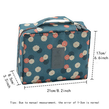 Козметични чанти за пътуване Тоалетни принадлежности Органайзер за грим Момиче Външен водоустойчив калъф за грим Дамска чантичка за лична хигиена Чанта за красота 2023