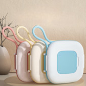 Geantă de depozitare pentru mască transparentă anti-epidemie Geantă de depozitare din plastic Cutie de depozitare portabilă multifuncțională pentru mască de depozitare 1PC