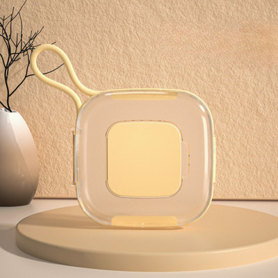 Geantă de depozitare pentru mască transparentă anti-epidemie Geantă de depozitare din plastic Cutie de depozitare portabilă multifuncțională pentru mască de depozitare 1PC