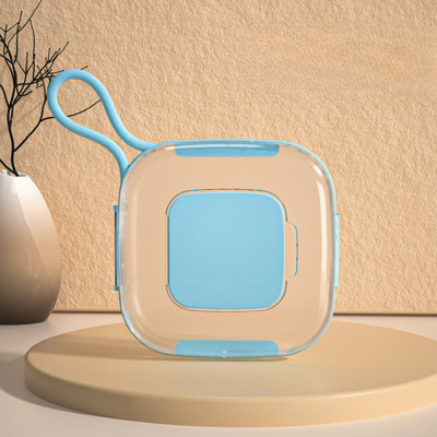 Geantă de depozitare pentru mască transparentă anti-epidemie Geantă de depozitare din plastic Cutie de depozitare portabilă multifuncțională pentru mască de depozitare 1PC