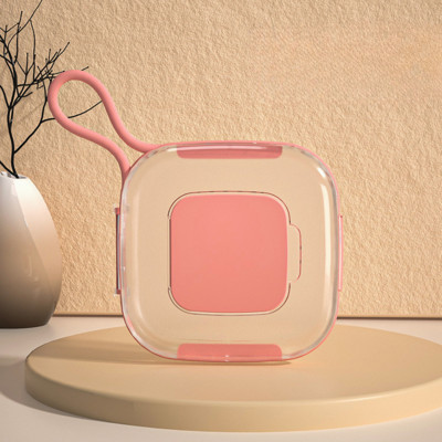 Geantă de depozitare pentru mască transparentă anti-epidemie Geantă de depozitare din plastic Cutie de depozitare portabilă multifuncțională pentru mască de depozitare 1PC