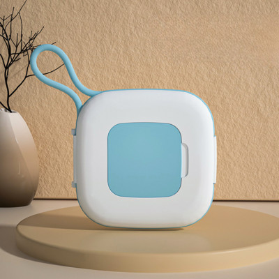 Geantă de depozitare pentru mască transparentă anti-epidemie Geantă de depozitare din plastic Cutie de depozitare portabilă multifuncțională pentru mască de depozitare 1PC