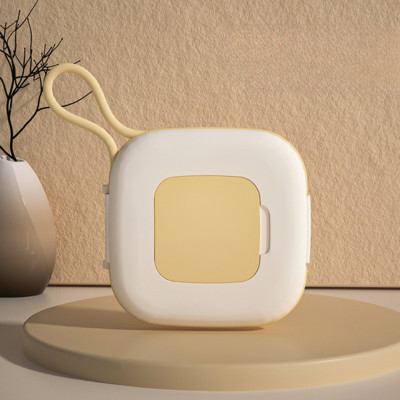 Geantă de depozitare pentru mască transparentă anti-epidemie Geantă de depozitare din plastic Cutie de depozitare portabilă multifuncțională pentru mască de depozitare 1PC