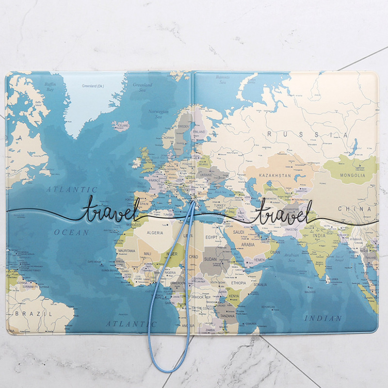 1PC husă pentru pașaport, moda călătorie, impermeabilă, murdărie, carte de identitate din PVC, husă pentru carduri de credit, husă, husă, husă, husă, portofel