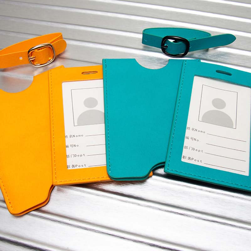 Aukštos kokybės PU odinis lagaminas Bagažo etiketės Etiketės Krepšys pakabukas Rankinė Nešiojami kelionių aksesuarai Vardo ID adreso etiketės