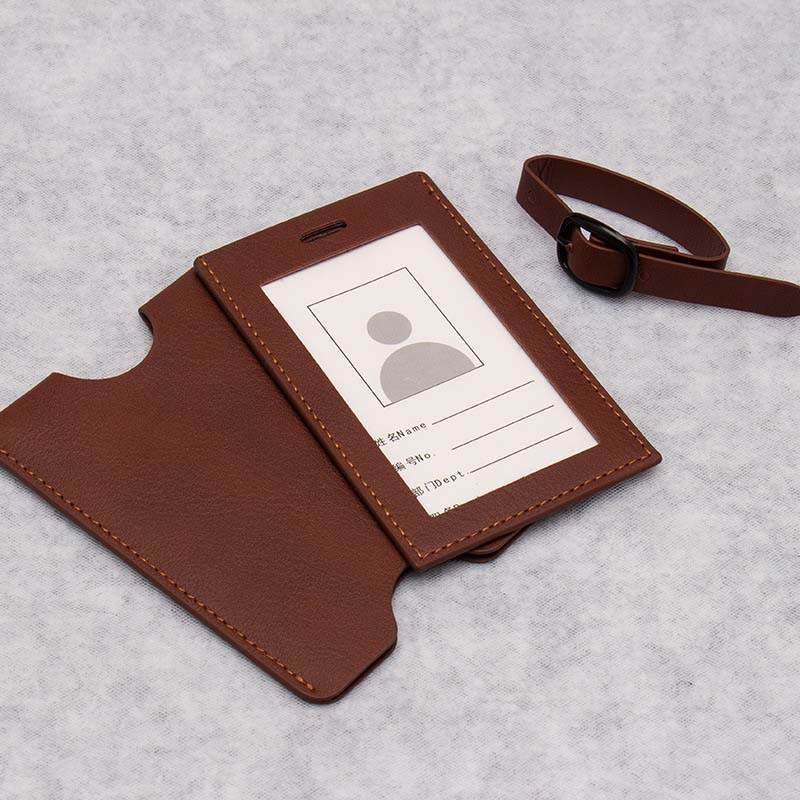 Aukštos kokybės PU odinis lagaminas Bagažo etiketės Etiketės Krepšys pakabukas Rankinė Nešiojami kelionių aksesuarai Vardo ID adreso etiketės