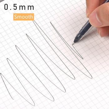 3 τμχ Classic Gel Pen Signature Writing Signature 0,5mm Ballpoint for Schollo Μαύρο Μπλε Κόκκινο Χρώμα Γραφείο Office School FB873