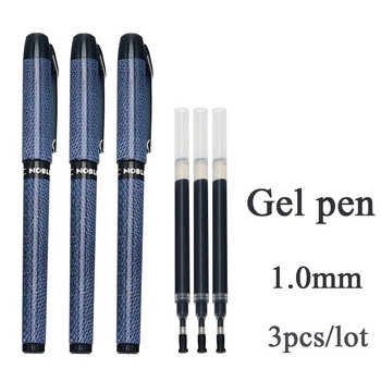 Πένα τζελ Υψηλής χωρητικότητας Μαύρο/Μπλε Κόκκινο Στυλό μελάνι 1,0mm Ανώτερης Ποιότητας Καλής Γραφής Στυλό μελάνι Gel Γραφείου/Σχολικής Ουδέτερης Πένας