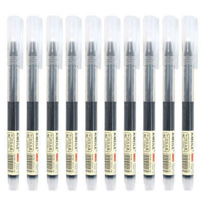 10 ΤΕΜ/Σετ 8 χρωμάτων Straight υγρό μελάνι Gel στυλό 0,5 mm Πολύχρωμο στυλό Quick Dry Roller School Γραφείο Γραφείο Στυλό Ιαπωνίας στυλ