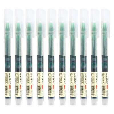 10 ΤΕΜ/Σετ 8 χρωμάτων Straight υγρό μελάνι Gel στυλό 0,5 mm Πολύχρωμο στυλό Quick Dry Roller School Γραφείο Γραφείο Στυλό Ιαπωνίας στυλ