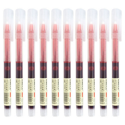 10 ΤΕΜ/Σετ 8 χρωμάτων Straight υγρό μελάνι Gel στυλό 0,5 mm Πολύχρωμο στυλό Quick Dry Roller School Γραφείο Γραφείο Στυλό Ιαπωνίας στυλ