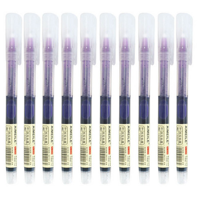 10 ΤΕΜ/Σετ 8 χρωμάτων Straight υγρό μελάνι Gel στυλό 0,5 mm Πολύχρωμο στυλό Quick Dry Roller School Γραφείο Γραφείο Στυλό Ιαπωνίας στυλ