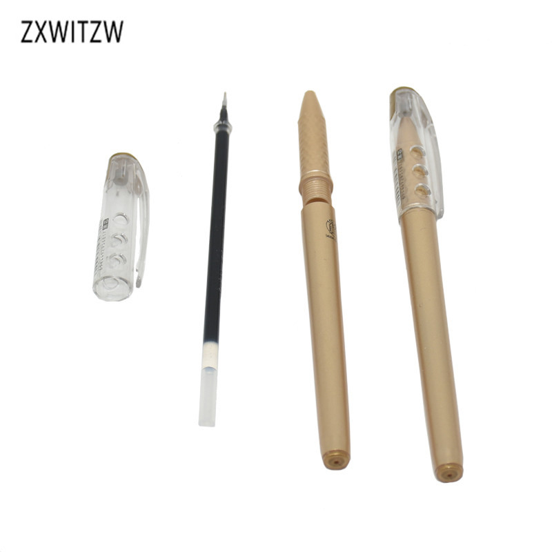 6 vnt / rinkinys aukštos kokybės juodo gelio rašiklio raštinės reikmenų 0,5 mm mokinio rašiklio mokyklinių reikmenų