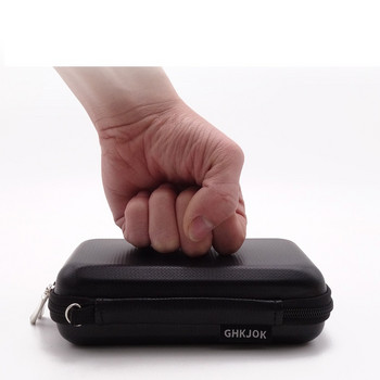 Θήκη σκληρού δίσκου Τακτοποιημένη εξωτερική προστατευτική τσάντα αποθήκευσης Electronics Θήκη καλωδίου Gadget Κάρτα SD ακουστικών, δίσκος U και φορητός σκληρός δίσκος SSD