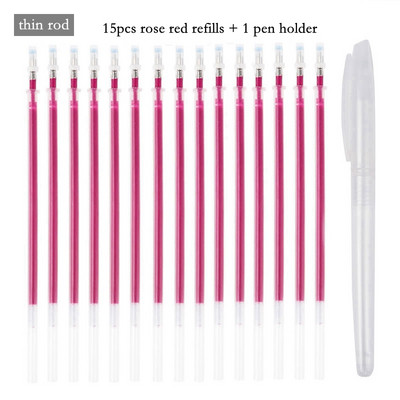 20/16 vnt karščiu ištrinami stebuklingi rašikliai, užpildomi aukštoje temperatūroje išnykstančio audinio „pasidaryk pats“ siuvimo reikmenys, rašikliai