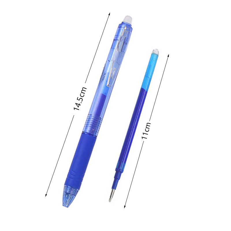 2+6vnt./rinkinys 0,7mm stebuklingi ištrinami rašiklio užpildymo strypai Mėlyna Juoda Raudona Spalva Rašymo reikmenys Plaunama rankena Mokyklos biuro reikmenys