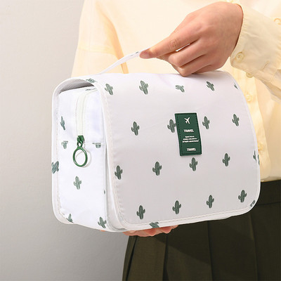 Aukštos kokybės moteriški makiažo krepšiai Kelioniniai kosmetikos krepšiai tualeto reikmenys Organizatorius vandeniui atsparus laikymas Neceser pakabinamas vonios skalbimo krepšys